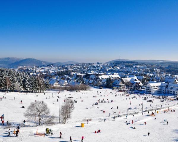 Krásný pohled na město Winterberg