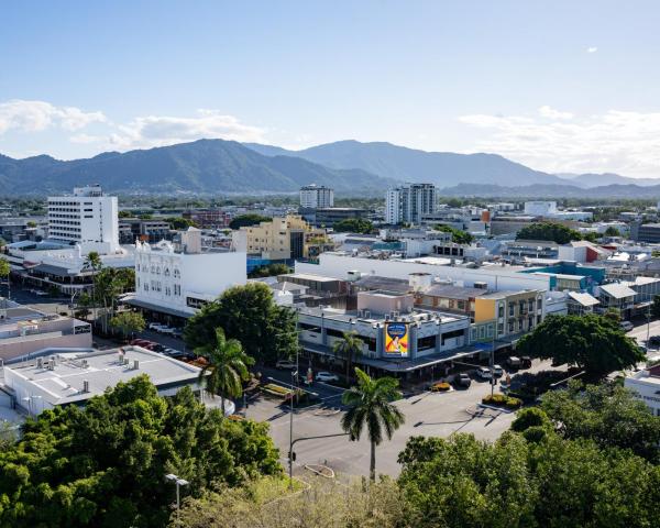 Uma bela vista de: Cairns