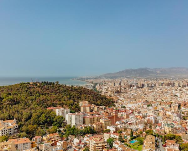 A beautiful view of Malaga.