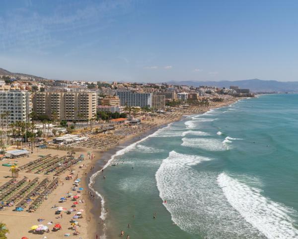 A beautiful view of Toremolinos Malaga.