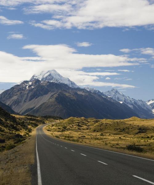 Permandangan indah di New Zealand