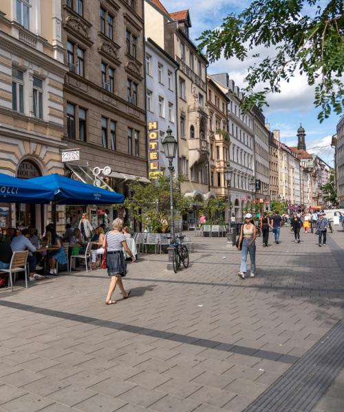 Område i München där våra kunder föredrar att övernatta.