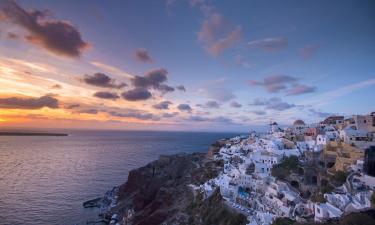 Chuyến bay đến Santorini Caldera