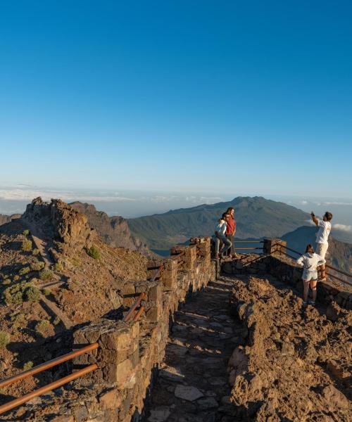 Ein schöner Blick auf die Region La Palma