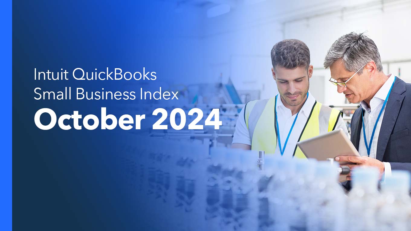 Intuit QuickBooks Small Business Index October 2024