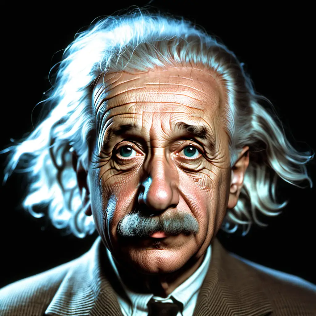 Iconic Portrait of Albert Einstein Genius Physicist | MUSE AI