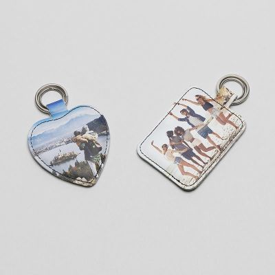 Leather Photo Keyring