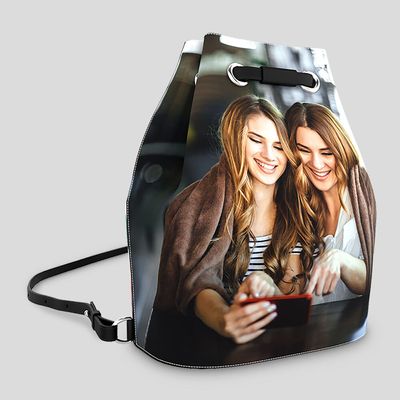 printed Drawstring Backpack