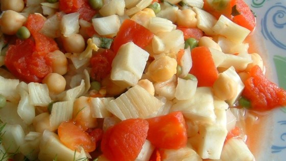 garbanzos with fennel