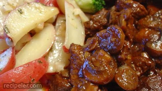 Sirloin Tips and Mushrooms