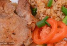 Baked Pork Chops and Rice