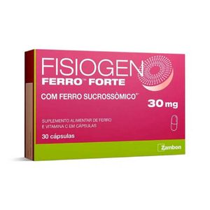 Fisiogen Ferro Forte 30mg 30 Cápsulas