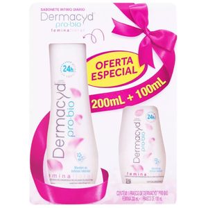 Dermacyd Pro•Bio Femina Compre 200Ml Leve 100Ml Por + R$ 199