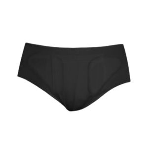 Cueca para Hérnia Inguinal Dupla Dilepé Cor Preta Tamanho G