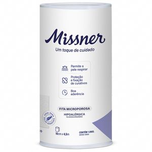 Fita Microporosa Missner 10cm x 4.5m