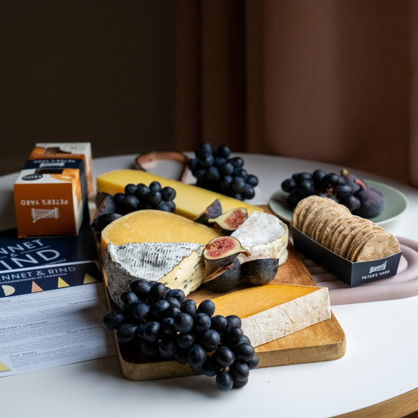 Mystery Cheese Box rennet & Rind Flat Lifestyle Flatlay