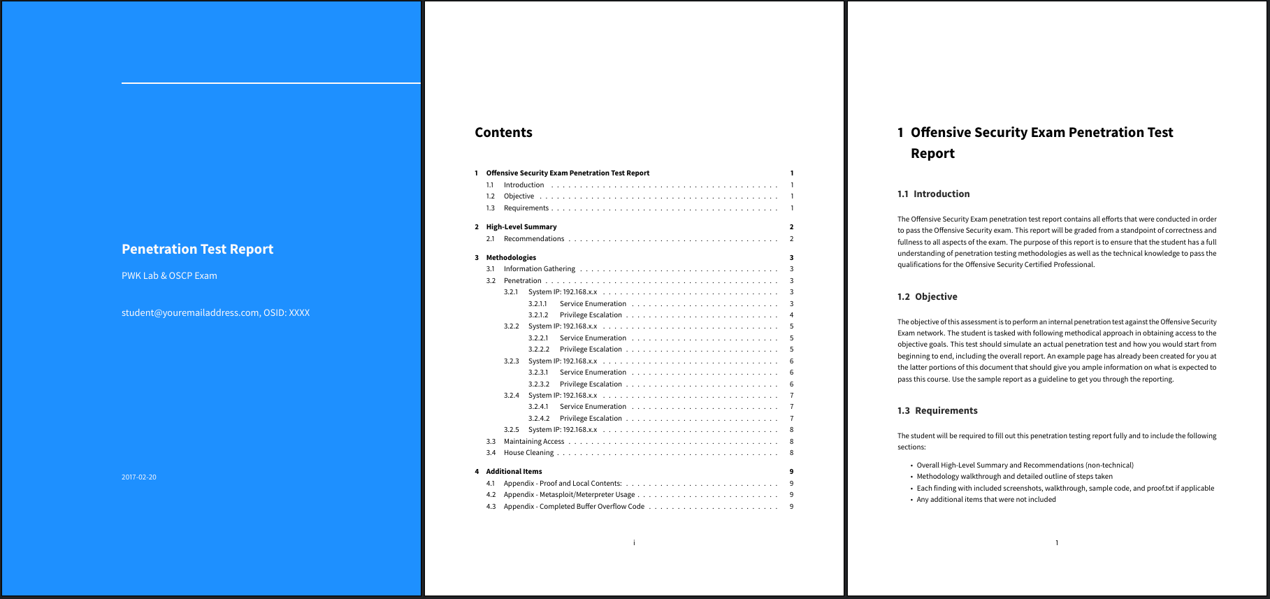 OSCP-Exam-Report-Template-Markdown