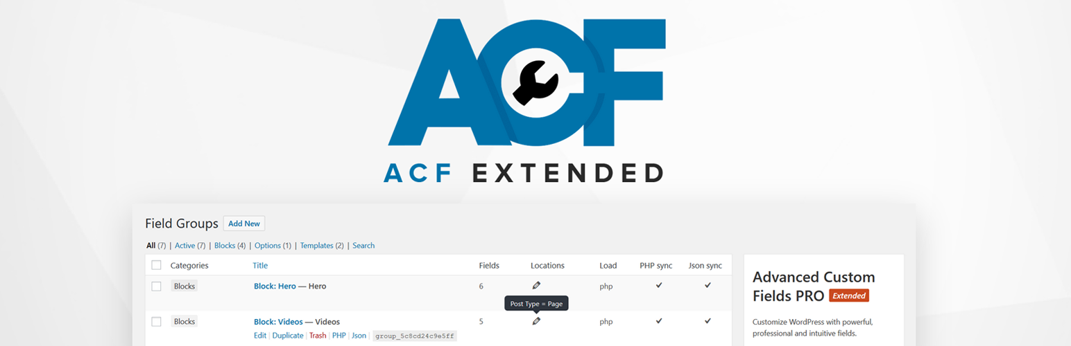 ACF-Extended