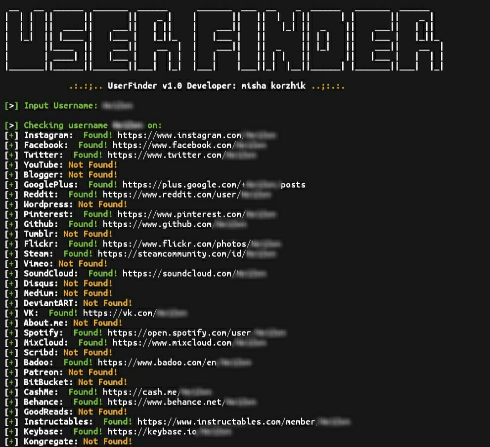 UserFinder