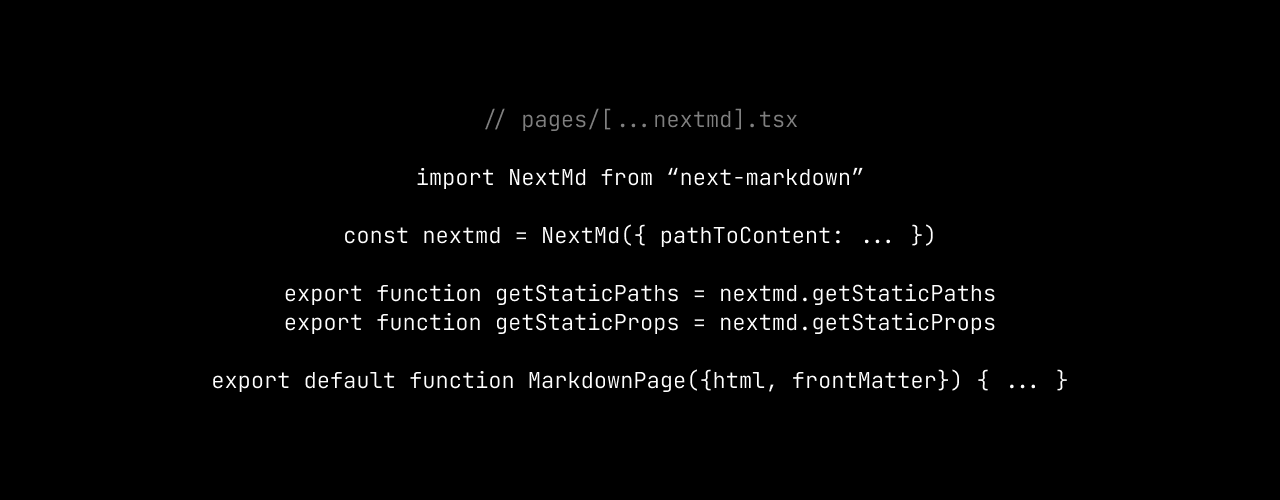 next-markdown