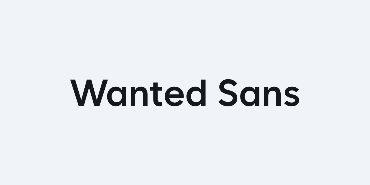 wanted-sans