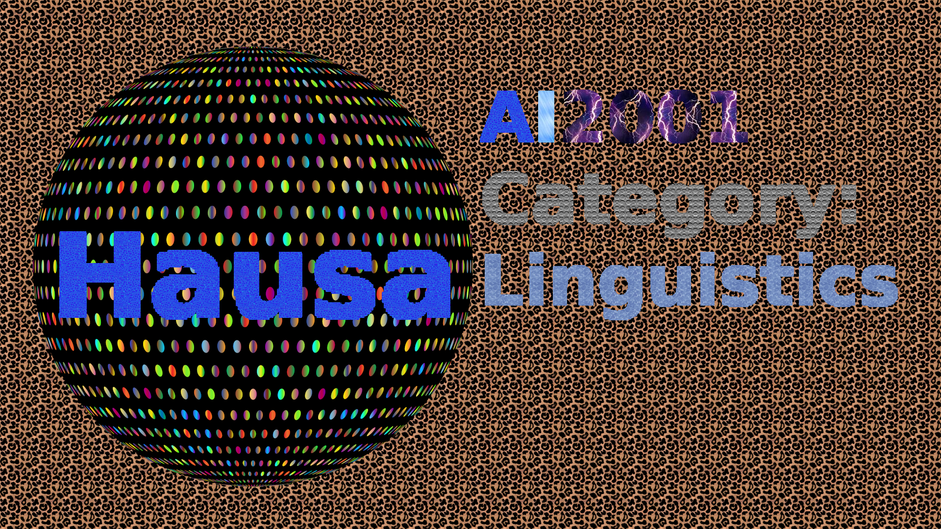 AI2001_Category-Linguistics-SC-Hausa