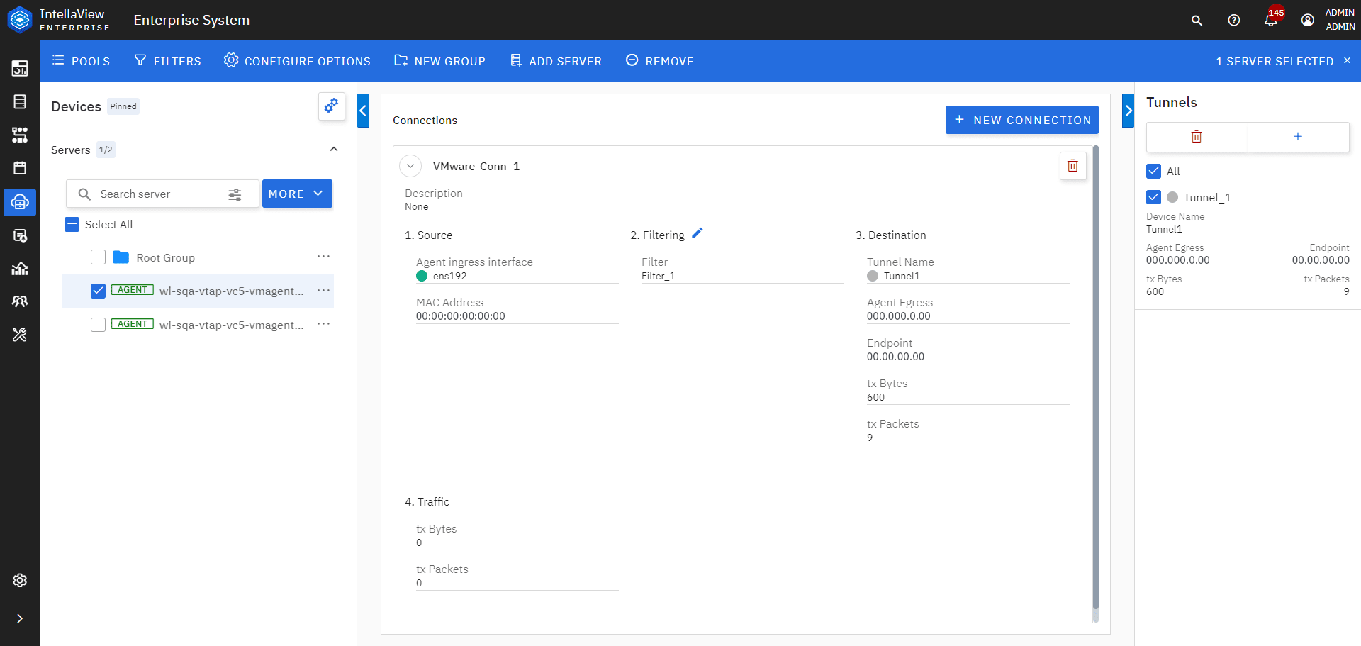 The IntellaTap-VM interface