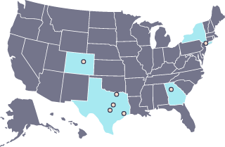 Orchard office locations on map