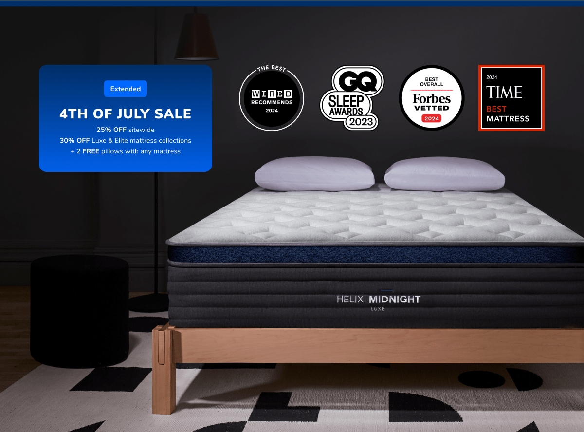 Save 30% on Luxe mattresses with the Fourth of July Sale