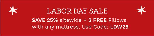 Save 25% sitewide with the Labor Day Sale