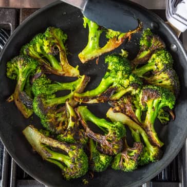 Skillet-Roasted Broccoli