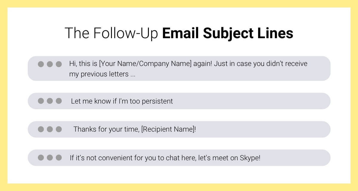 5 Best Follow Up Email Examples You Need To Know - Gambaran