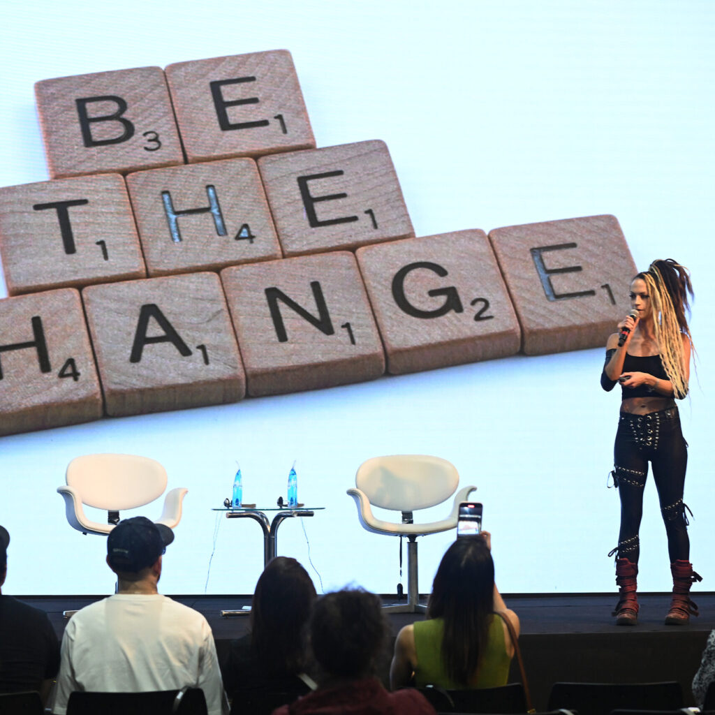 RIO DE JANEIRO (RJ), 05/10/2023 - EVENTO / RIW - Rio Innovation Week, maior evento de tecnologia e inovação da América Latina, realizado no Pier Mauá, no Centro do Rio. Na imagem, Tanya O`Callaghan no espaço Health Tec.