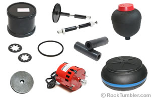 Rock tumbler parts