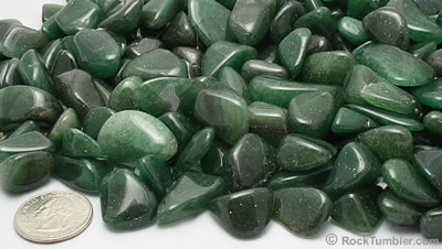 Dark green aventurine