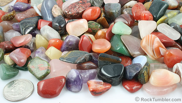 Mixed Tumbled Stones