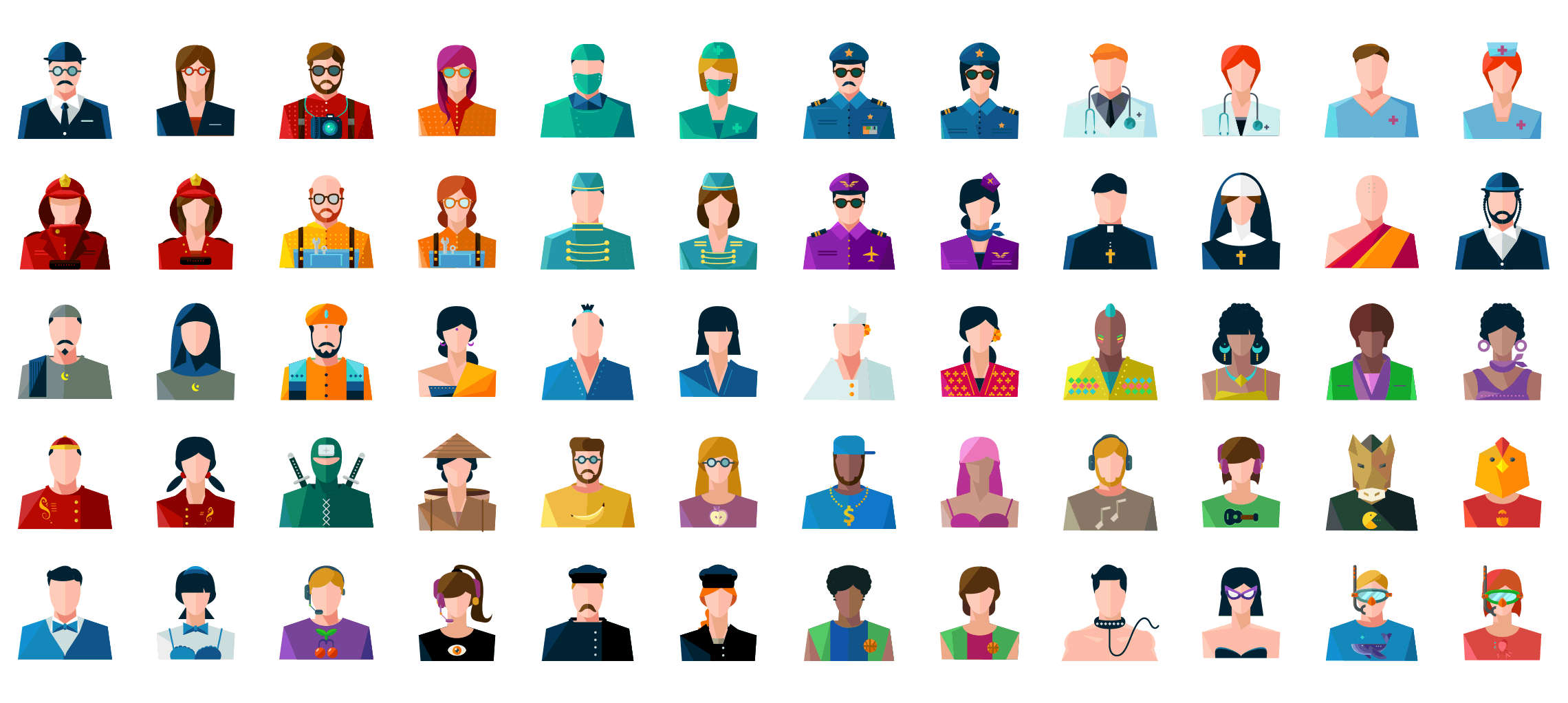 Avatars-flat-icons