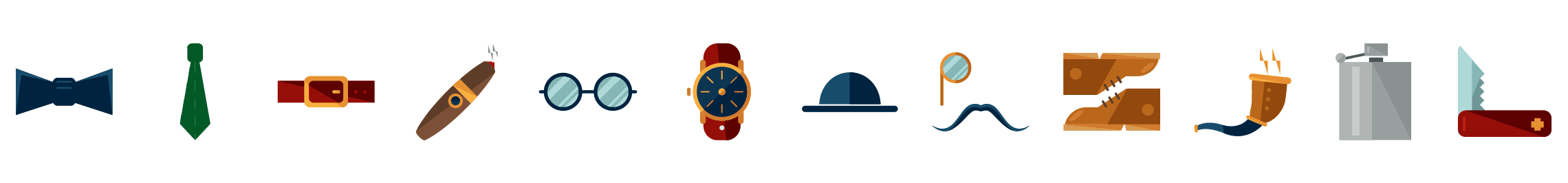 Gentlemen-flat-icons