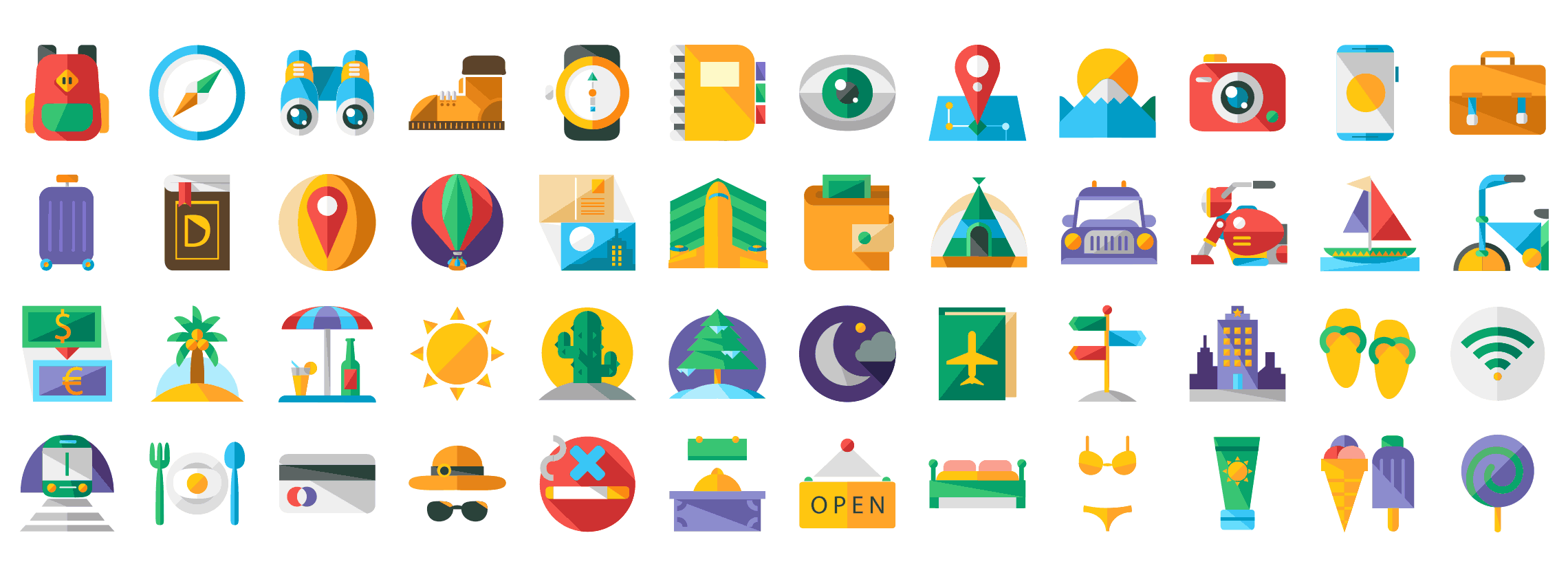 Travel-flat-icons