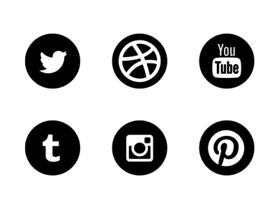 social-media-glyph-icons