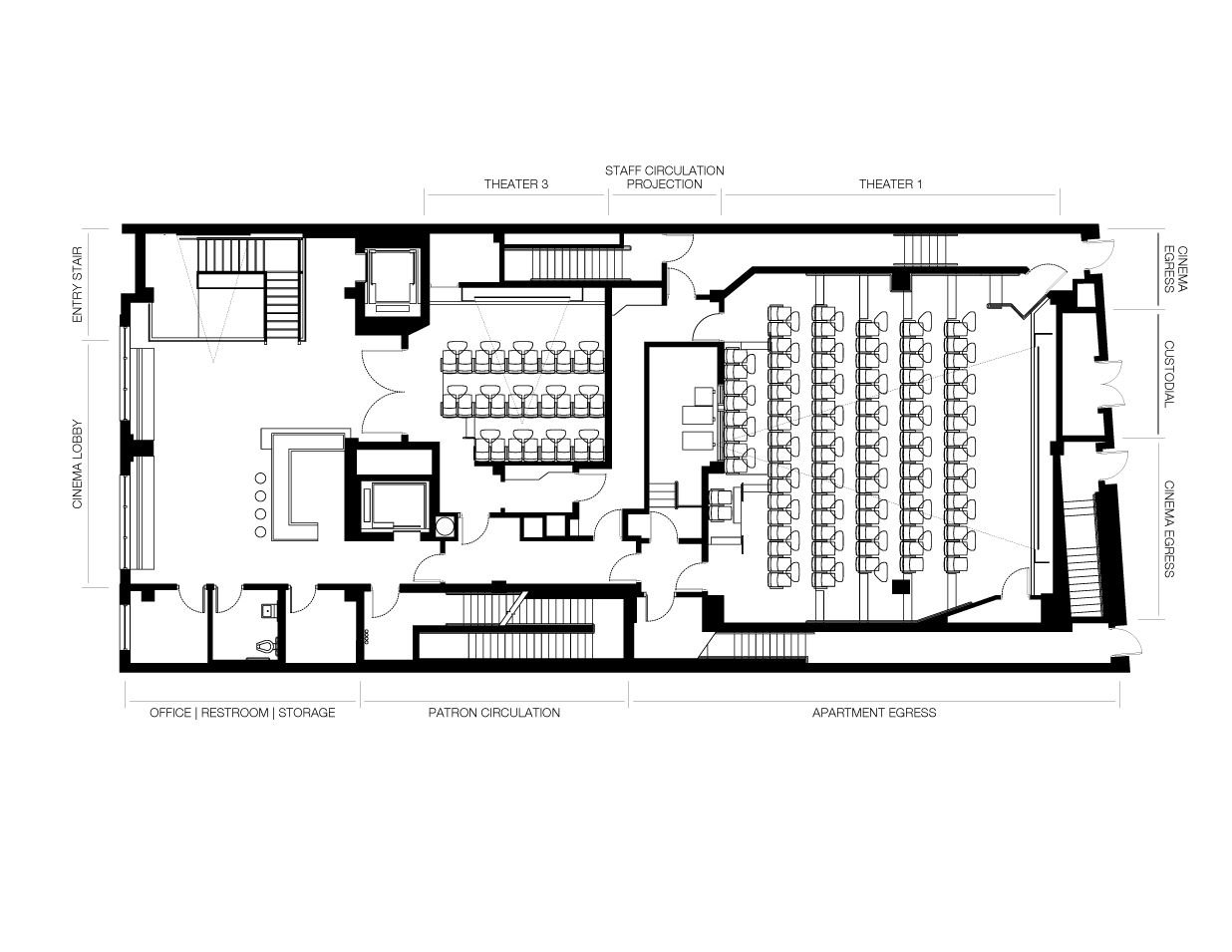 small cinema plan Szukaj w Google theatre cinema