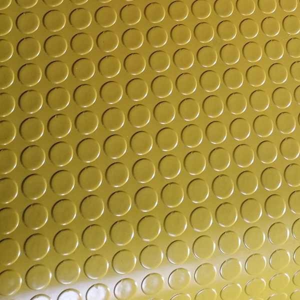 3-10mm Thick Round Button Rubber Matting For Flooring Truck