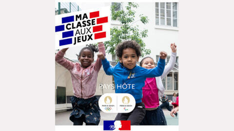 L'affiche de « Ma classe aux Jeux ».