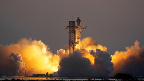 SpaceX's mega rocket Starship lifts off from Starbase for a test flight Sunday, October 13, 2024, Boca Chica,, Texas.