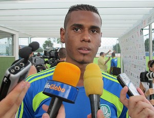 leandro amaro palmeiras (Foto: Diego Ribeiro/Globoesporte.com)