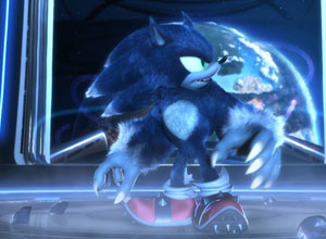 'Sonic Unleashed' tentou inovar, mas não convenceu com um Sonic que virava lobisomem (Foto: Divulgação)