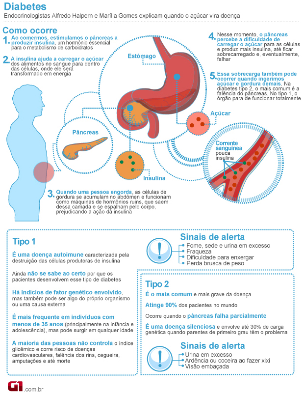 dIABETES (Foto: Arte/G1)