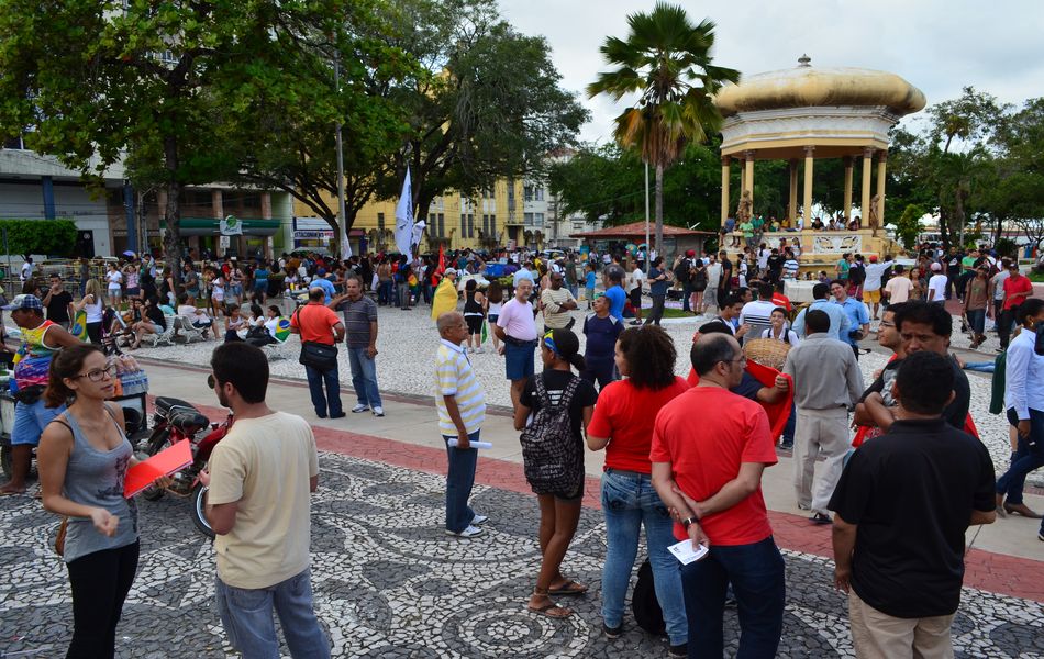 Quarta manifestação em Aracaju tem como ponto de partida a praça Fausto Cardoso 