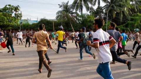 Dalibai masu zanga-zanga a Bangladesh