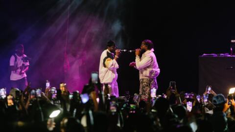 Dadju et TayC en concert le 29 septembre 2024, à Washington DC, États-Unis.